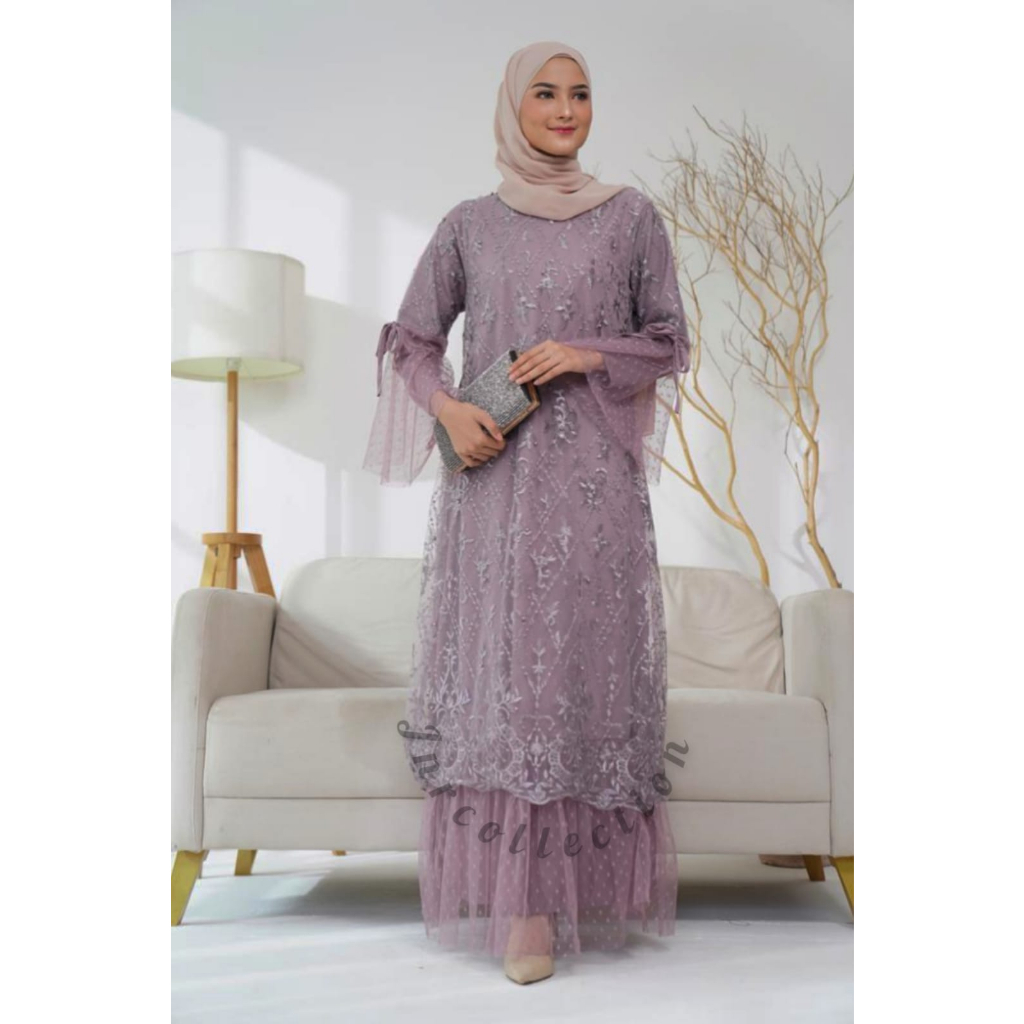 NEW VARIAN BAJU DRESS BRUKAT TERBARU /CLARETTA MAXY BRUKAT / DRESS KONDANGAN /GAMIS WANITA TERBARU KEKINIAN / FASHION MUSLIM / BAJU PESTA TERBARU / GAMIS REMAJA