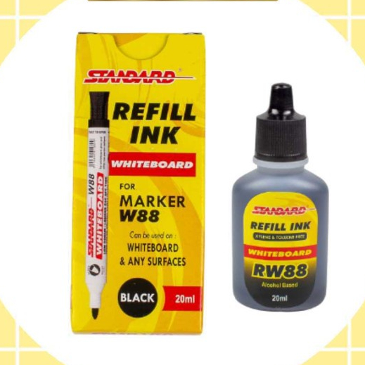 REFILL (TINTA ISI ULANG) SPIDOL WHITEBOARD STANDARD W88 / RW88 SPIDOL BISA DIHAPUS