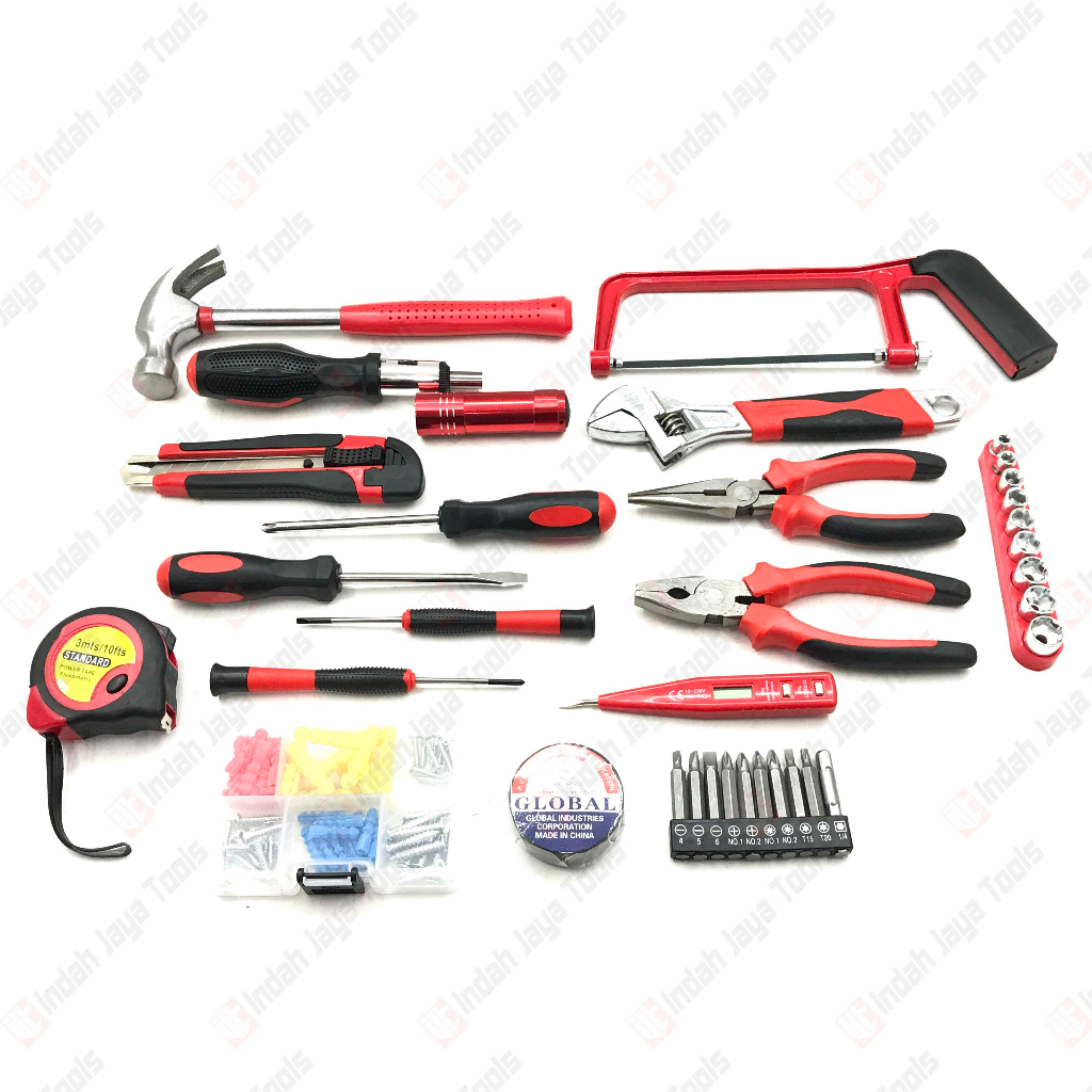 TOOLKIT SET MURAH 102 PCS - Tool Kit Toolset Toolbox Perkakas Set Kunci Perkakas