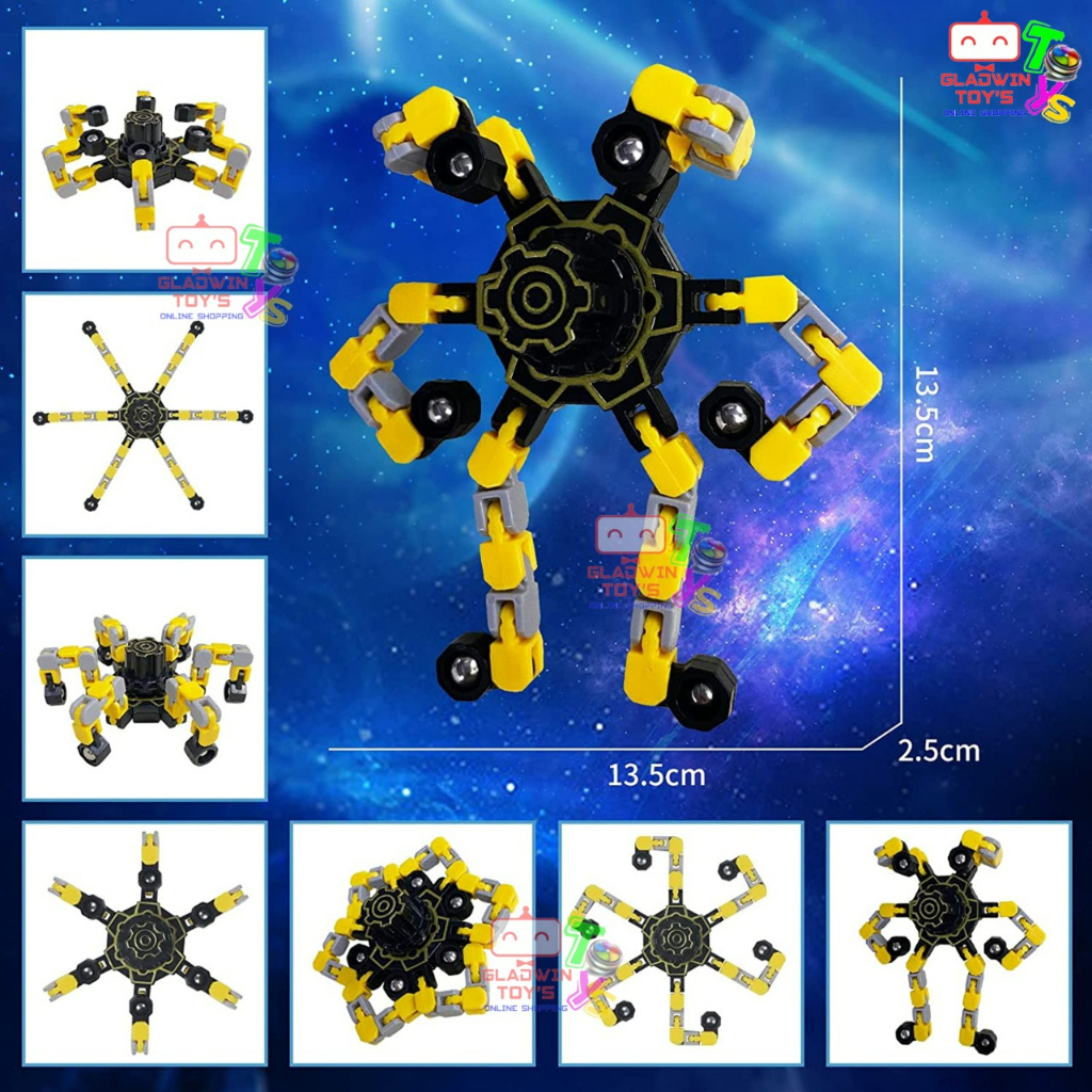 SPINNER MAINAN FIDGET SPINER 3D GYRO KARAKTER KARTUN SPINNER