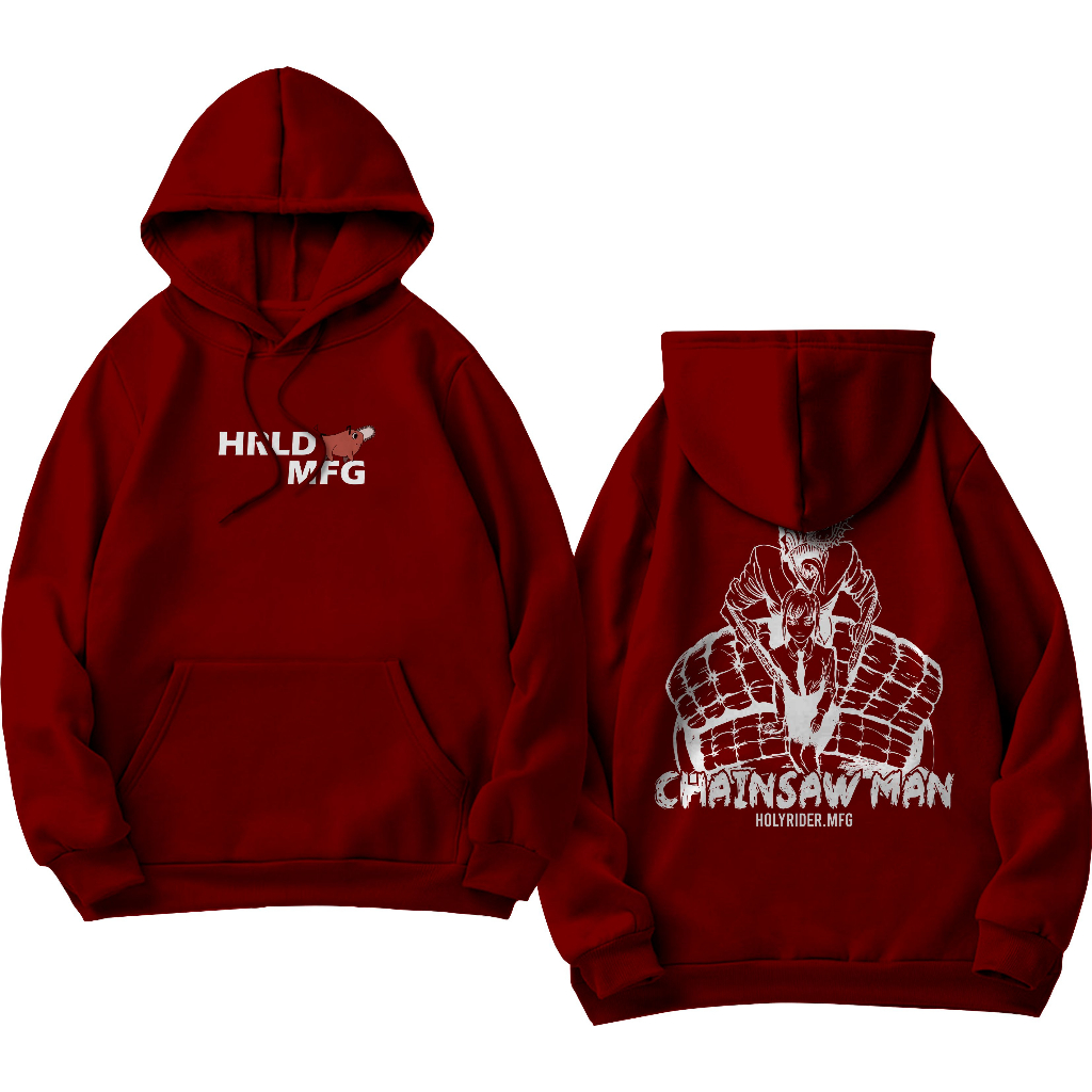 Holyrider DENJI Sweater Hoodie Distro Sablon DTF Fleece Cotton II Holyrider Jumper Hoodie DENJI II M-XXL (Pria &amp; Wanita) Free stiker&amp;Gantungan Kunci