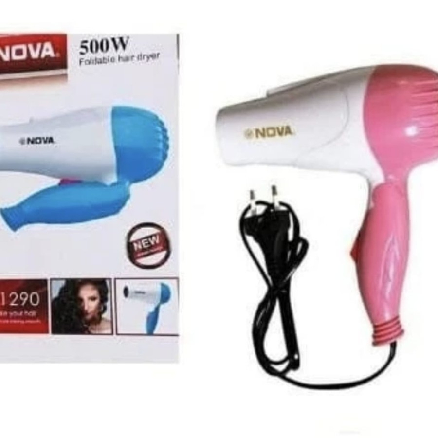 EM Hair Dryer Mini Lipat Foldable HairDryer MURAH