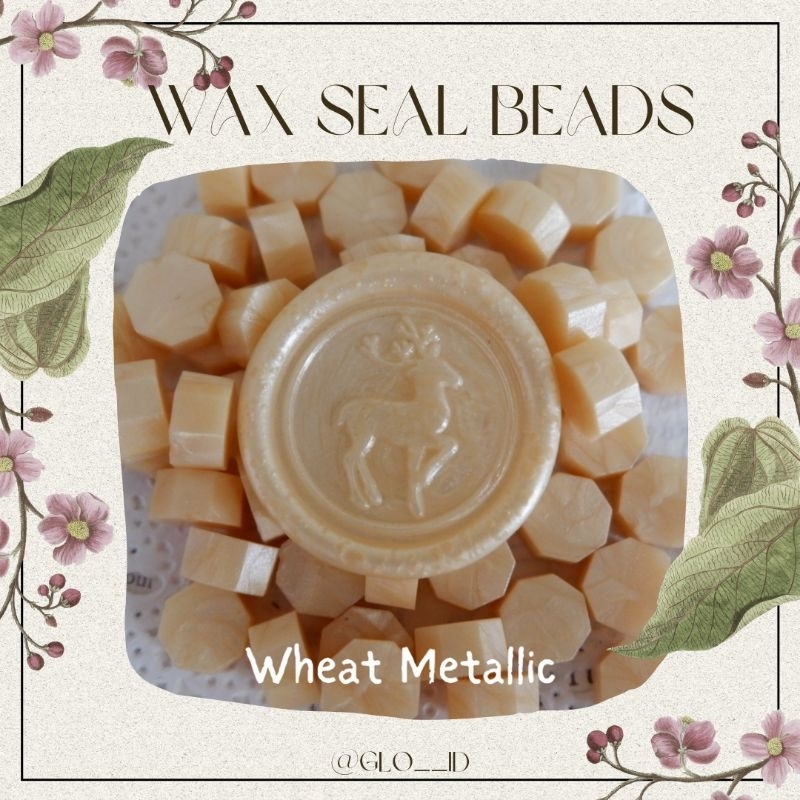 

Wheat Metallic - Wax Seal Stamp Seal Wax Stamp Seal Beads Stempel Surat Vintage per pc