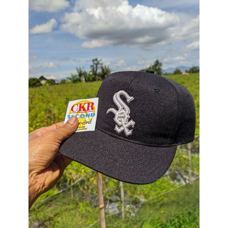 topi pria original branded snapback vtg CHICAGO WHITE SOX