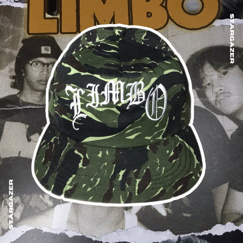 (NEW) Topi Limbo Band Classic Snapback - Army Original