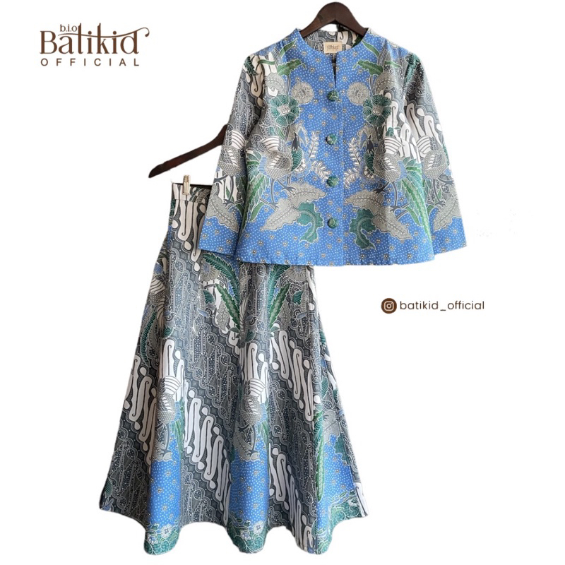 Batikid Official - set blouse rok payung batik