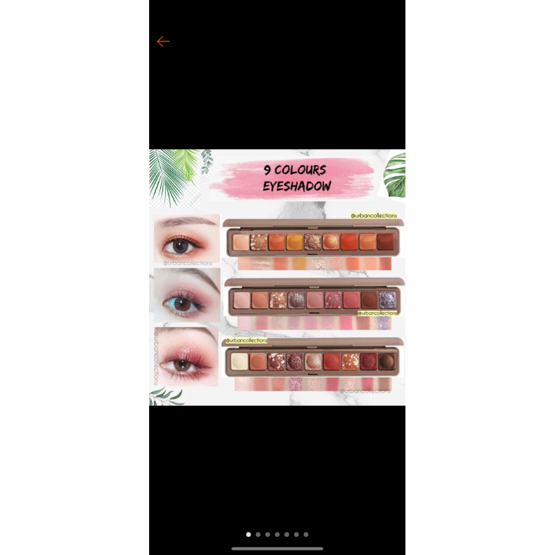 EYESHADOW 9 WARNA LAMEILA KOREAN EYESHADOW PALETTE
