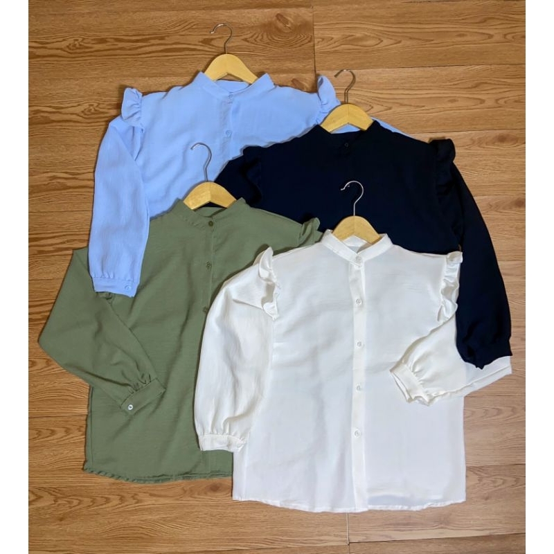Atasan Wanita Lyodra / Kemeja Wanita / Blouse Wanita / Kemeja Blouse Crinkle
