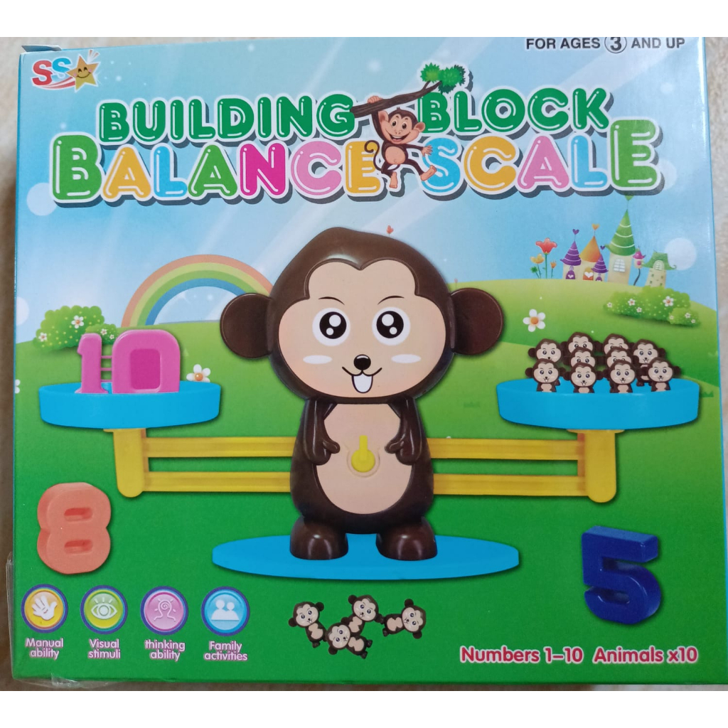 MAINAN Edukatif Anak Monkey Balance MIni