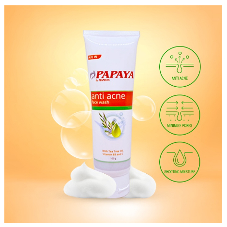 Mamaya by Papaya Anti Acne Face Wash