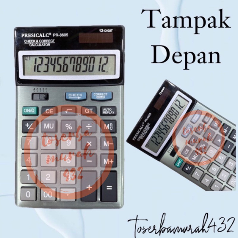 

kalkulator pr 8605 12 digit paling murah