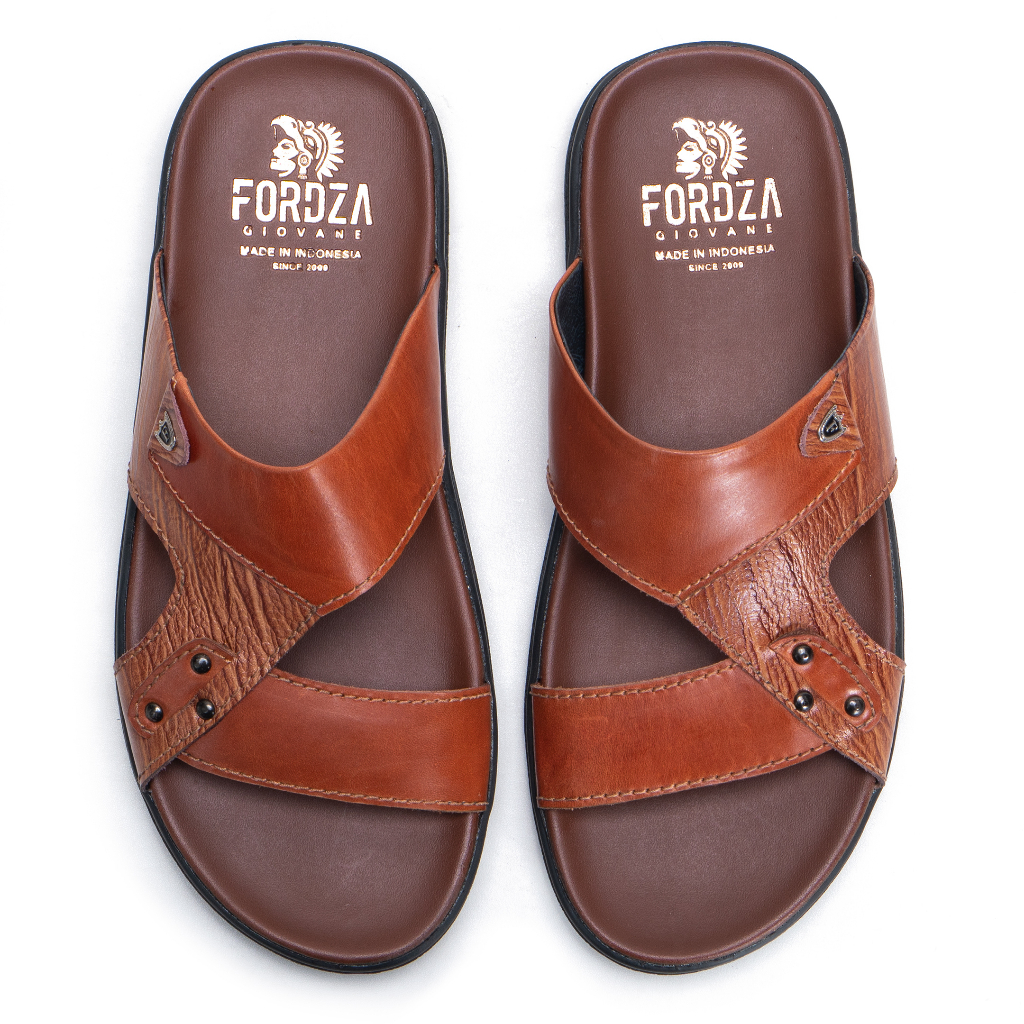 Sandal Pria Kulit Asli Premium Leather Sendal kokop Slop Original Fordza S.S445