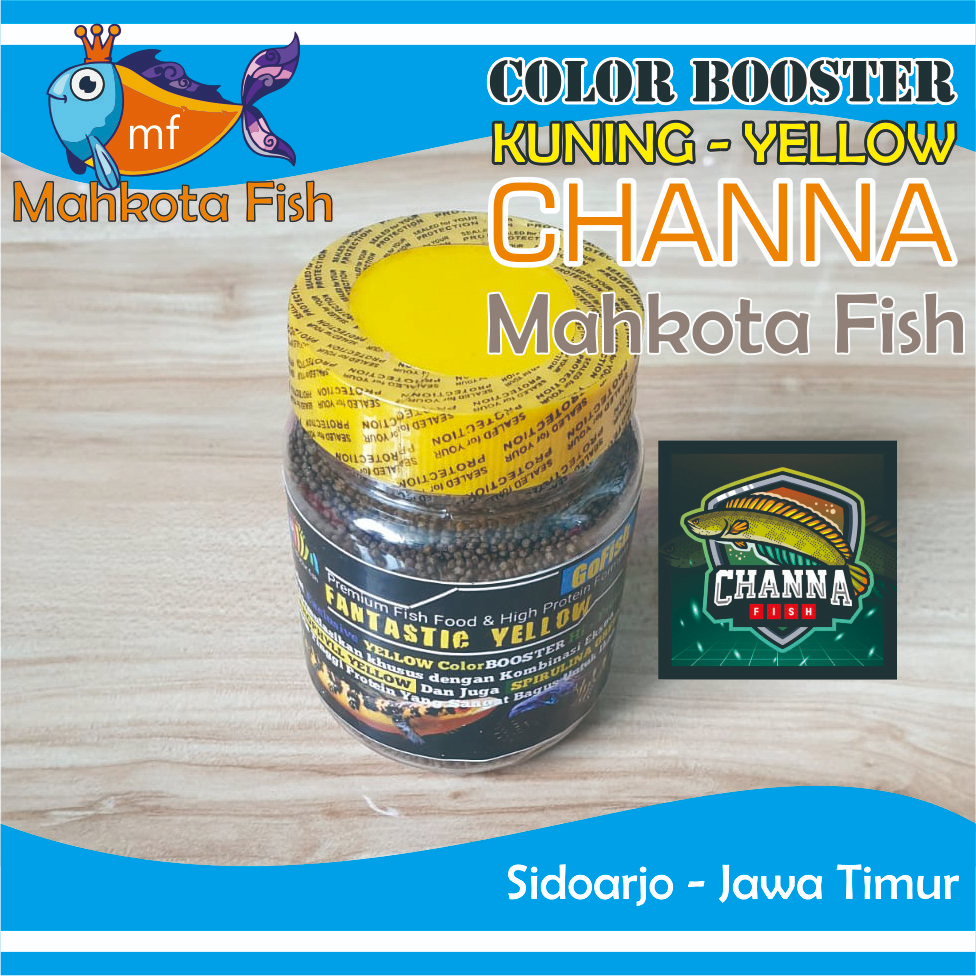 COLOUR BOOSTER Chana | Pelet Ikan Chana | Pakan Warna Chana | Pakan Warna Cana | Cana | Channa | Pakan Predator