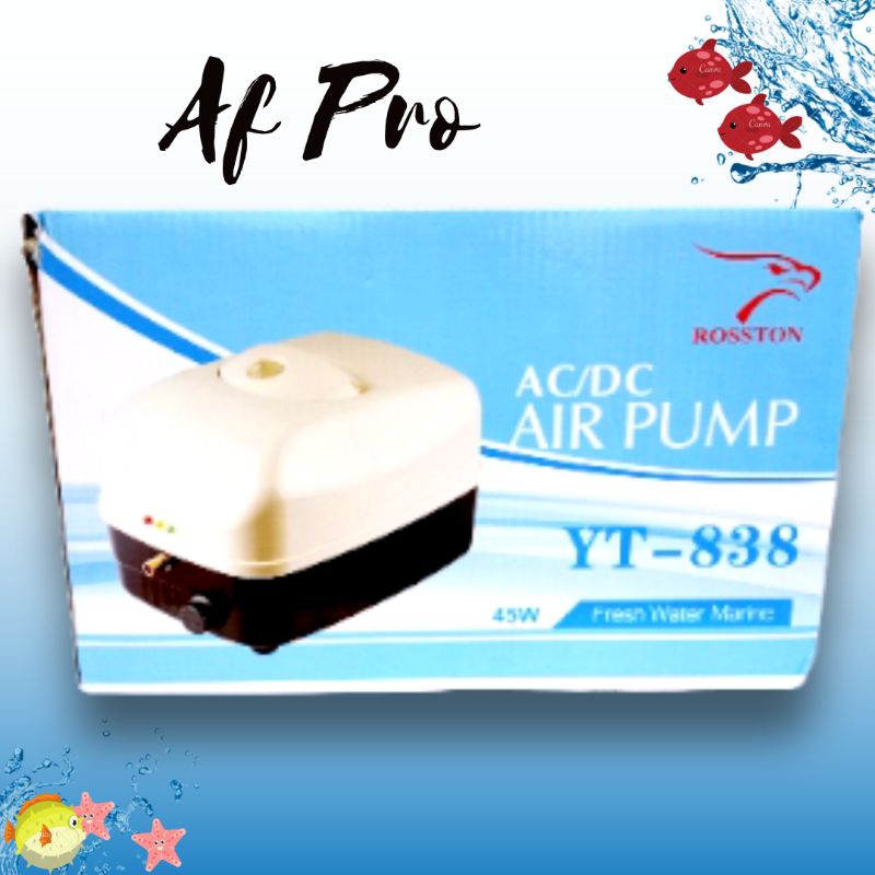 Promo murah pompa airpump aerator udara ACDC ROSSTON YT 838