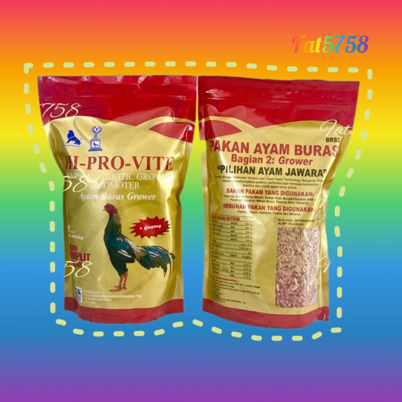 Hi Pro vite A595K Pakan Ayam Bangkok Dewasa
