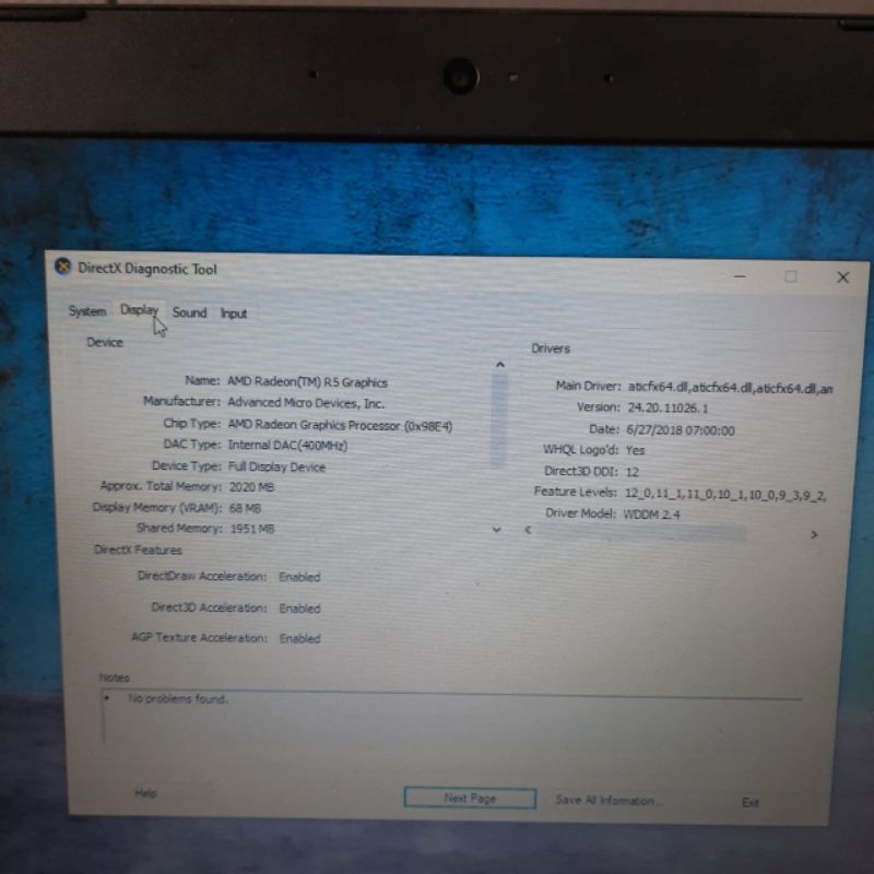 LAPTOP LENOVO IDEAPAD 320 Amd A9-9420 Vga Amd Radeon R5 Graphic