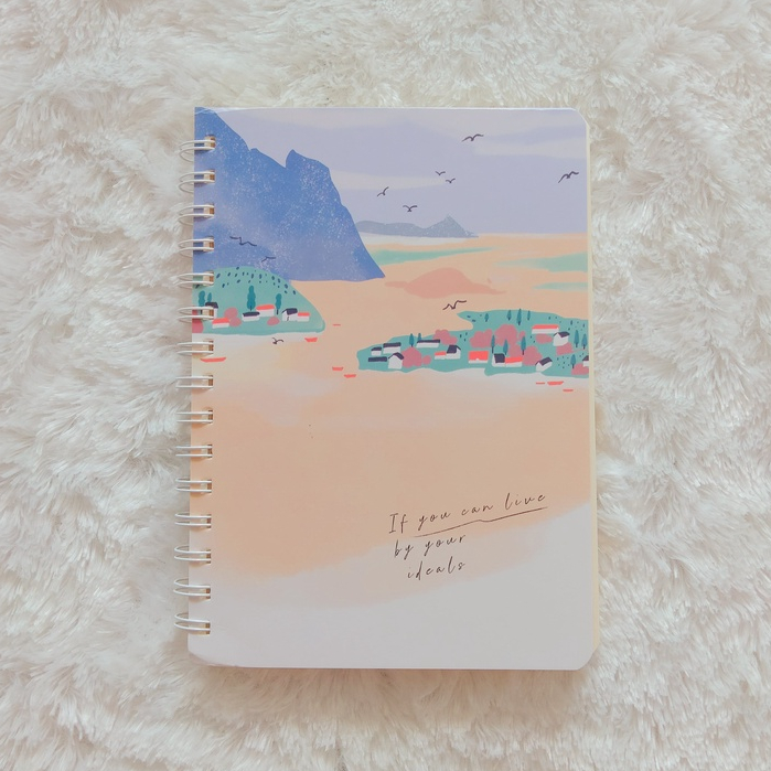 

Notebook spiral A5 Diary book estetik