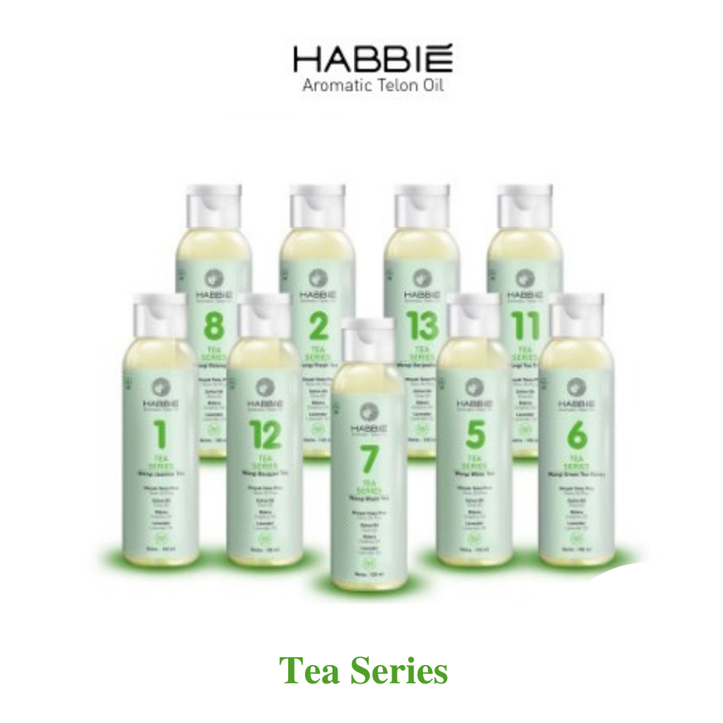 Habbie Aromatic Telon Oil Tea Series Minyak Telon Bayi 100ml