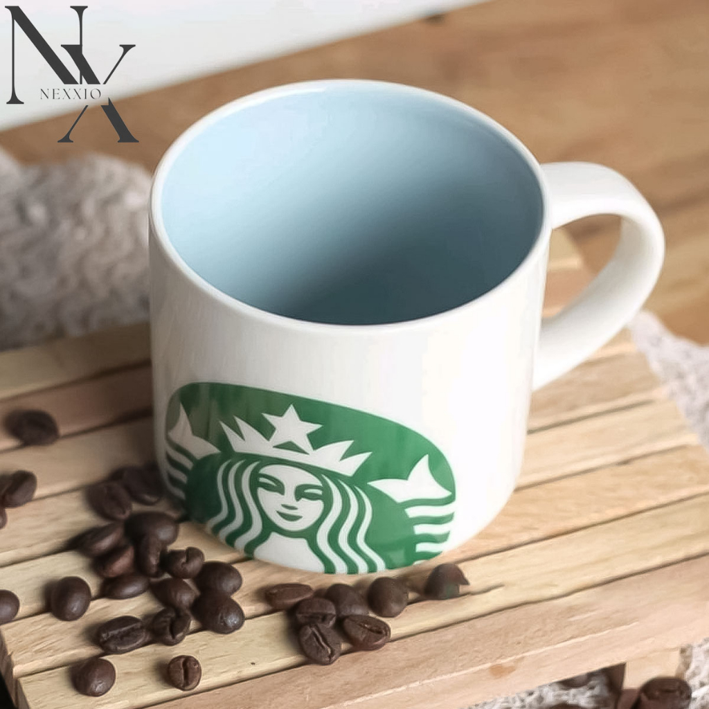 NEXXIO Gelas Cangkir Mug Keramik Starbuk / Gelas Set Strabucks Termurah / Coffee Cup / Cangkir Set Kopi.