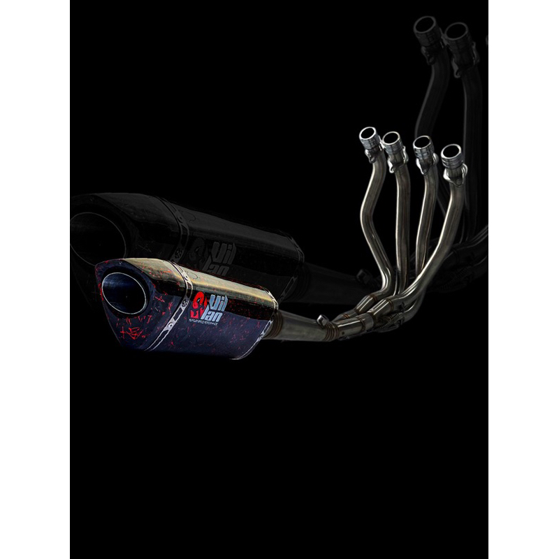 knalpot villan mv2 carbon forged zx25r zx25rr
