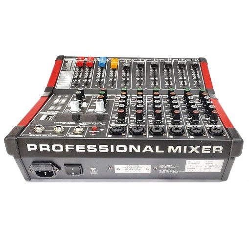 Audio Mixer 6 Channel DJ Sound Mixing SL Audio Bravo 700 Mgx 6 Bluetooth Live Studio Display Music Stream
