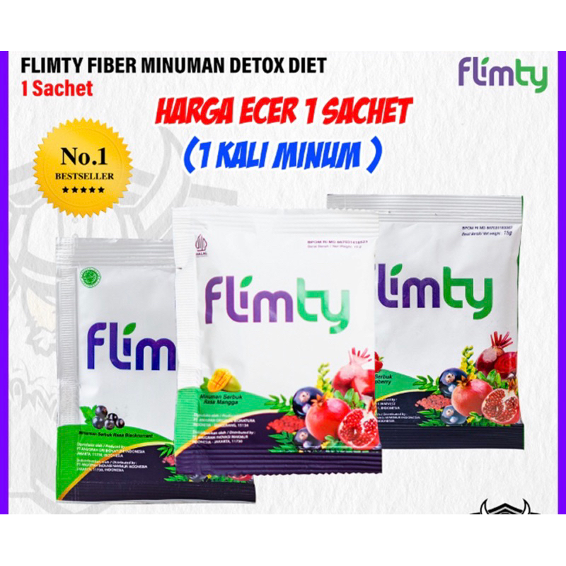 

FLIMTY MINUMAN FIBER DIET SACHET