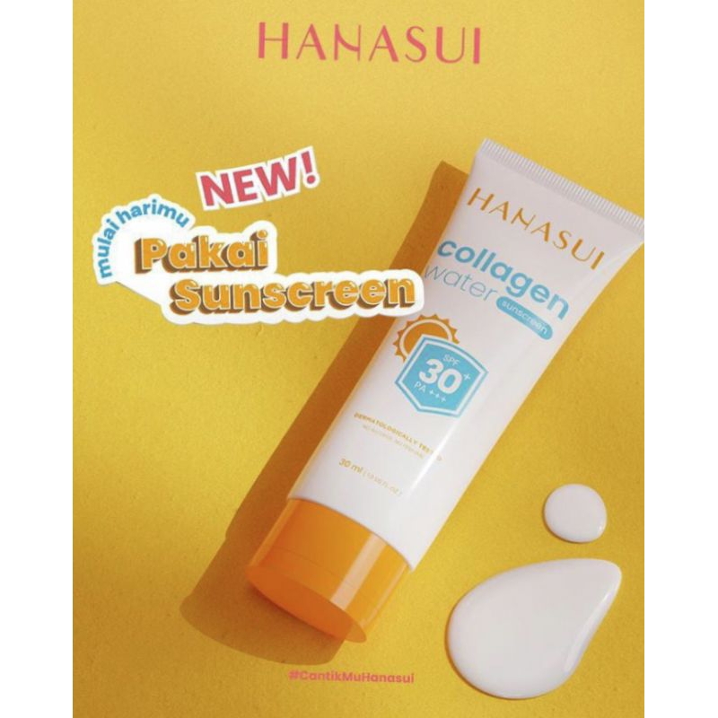 HANASUI Collagen Water Sunscreen SPF 30 | SPF 50 - 30 ml