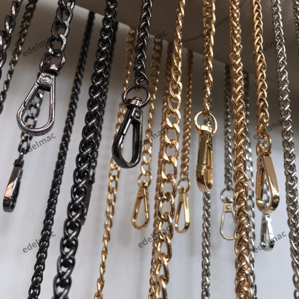 Rantai Kait Tas Aksesoris Handle Hand Bag Selempang Aksesoris Sling Bag Chain Logam Accessories DIY