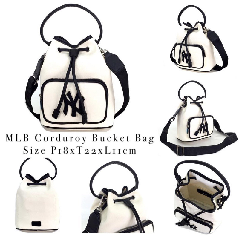 MLB Corduroy Bucket Bag