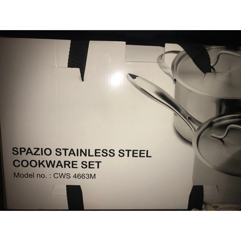 Spazio Stainless Steel Cookware Set