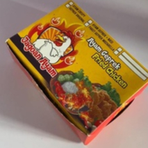 DUS AYAM GEPREK/DUS NASI/KEMASAN AYAM GEPREK/KEMASAN MAKANAN/DUS RAMAH LINGKUNGAN