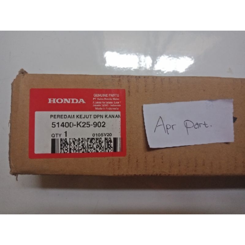 Peredam Kejut Kanan Shock Beker Depan Bottom Kanan Assy Beat Fi Beat Esp Scoopy Fi esp K16 Ori Ahm