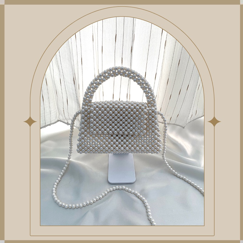 Beaded Bag / Tas Mini / Tas Mutiara / Tas Mutiara Mini / Tas Handmade Mutiara