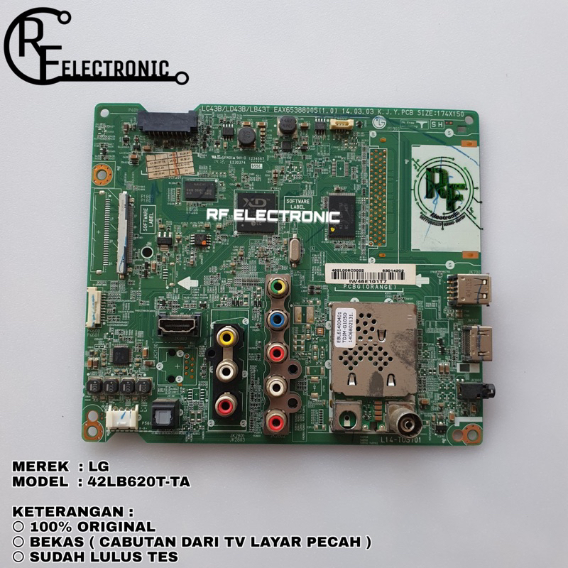 MB MOBO MAINBOARD MESIN TV LED LG 42LB620T-TA 42LB620 T