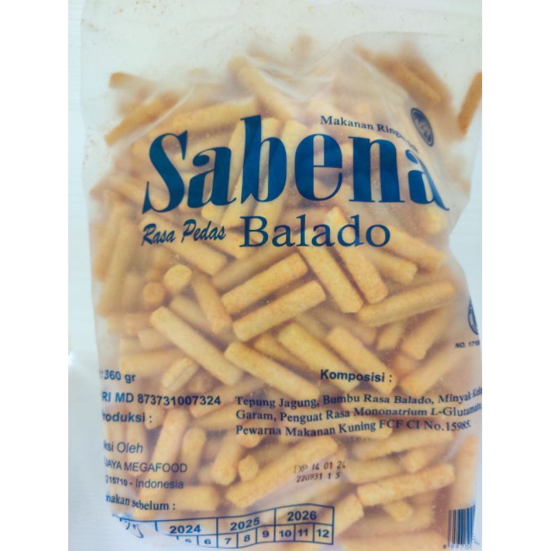 

SABENA STIK 360 GRAM - STIK SABENA 360 GRAM - STIK SABENA BALADO KEJU