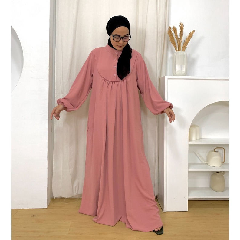 Tristy Dress - Pakaian Wanita Gamis Terbaru By Mahyra