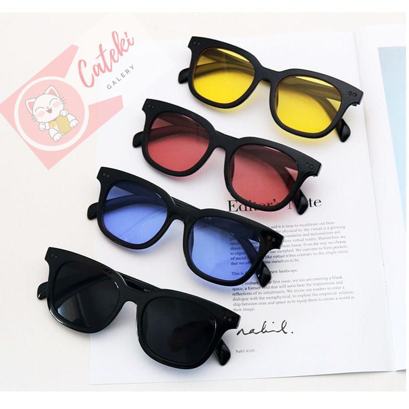 [CTK] PROMO MURAH Aksesoris Kacamata LOGO V Fashion Pria/Wanita Sunglasses Korean Fashion Candy NEW