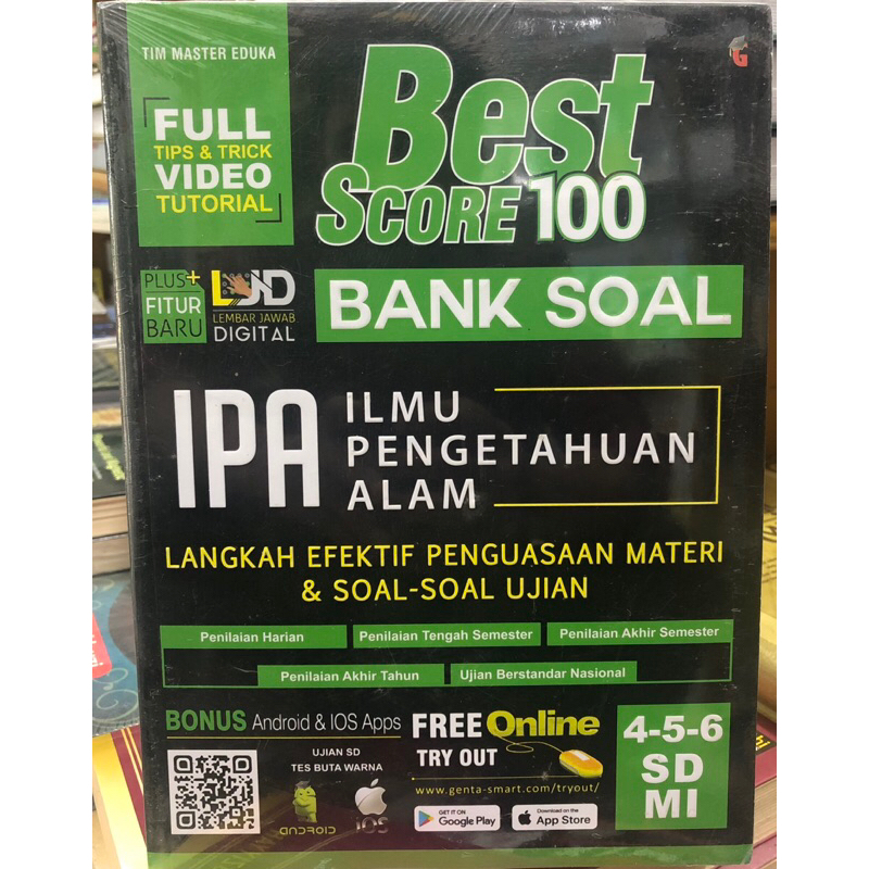 BEST SCORE 100 BANK SOAL IPA SD KLS 4,5,6