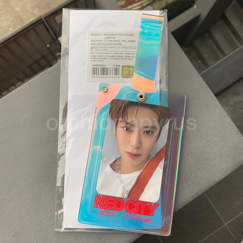 Photocard Jaehyun NCT 127 Neo City Seoul The Origin Hologram Card Holder Cahol Set