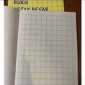 

Buku petak besar 30 lembar harga per pack isi 25 buku