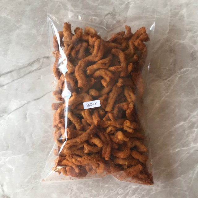 

Keripik Usus Super Pedas 250gr