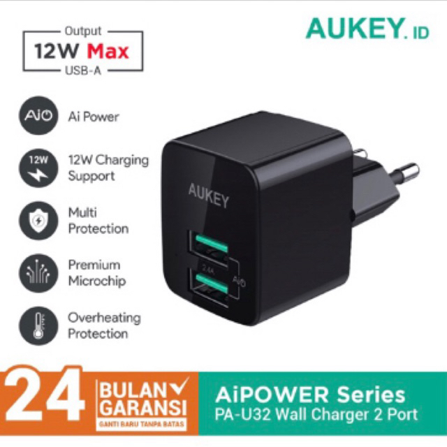 Charger Aukey Fast Charging 12 W