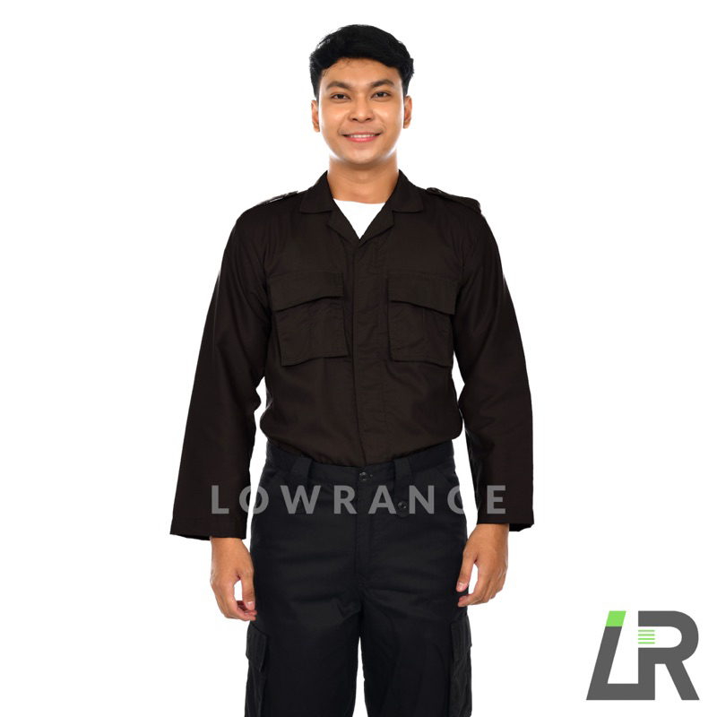 SERAGAM PDL HITAM BRIMOB / SECURITY LAPANGAN COD MURAH PROMO