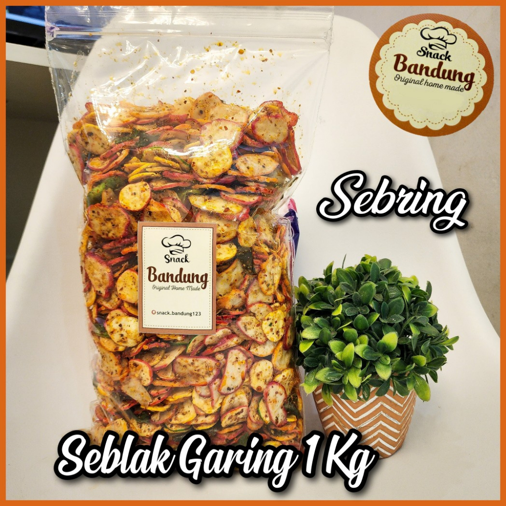 

Sebring Seblak Garing Pedas Daun Jeruk Rasa Nampol 1KG