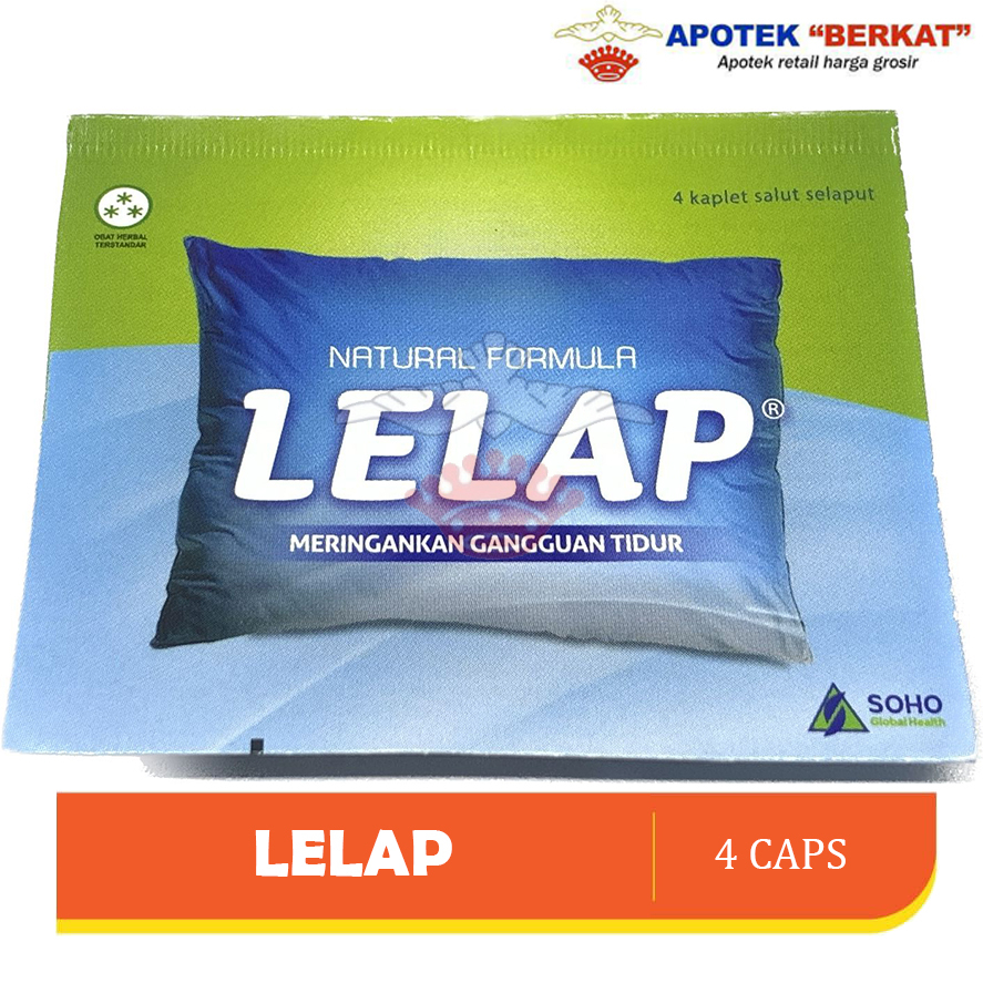 LELAP 4 TABLET / OBAT TIDUR / INSOMNIA