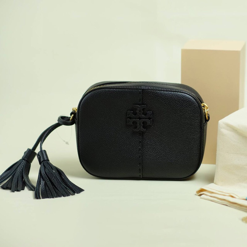 Tory Burch Mcgraw Camera Bag Black