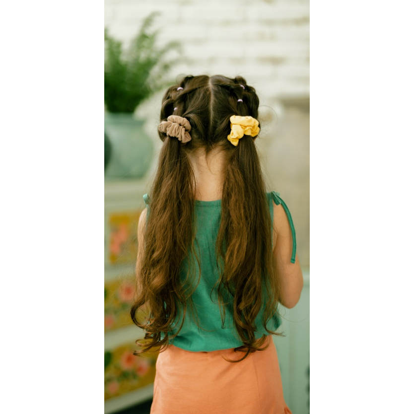 Bohopanna 3Pcs Scrunchie Set Ikat Rambut Anak CBKS