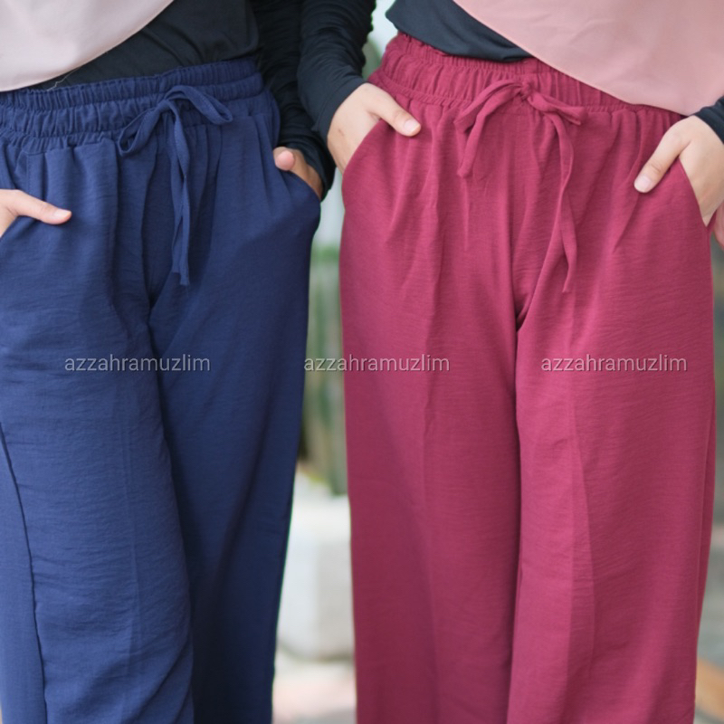 Azzahra - Kulot Serut Crinkle HighWaist Serut Pinggang / 367-6935