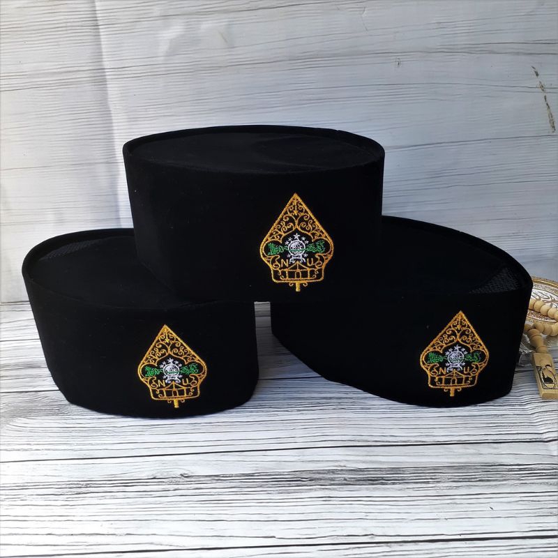 peci logo nu wayang/songkok hitam logo nu wayang