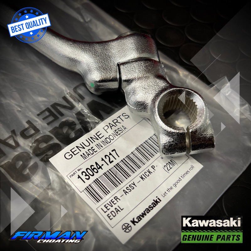 PEDAL SELAH LEVER ASSY KICK PEDAL NINJA R SS ORIGINAL KAWASAKI 13064-1217